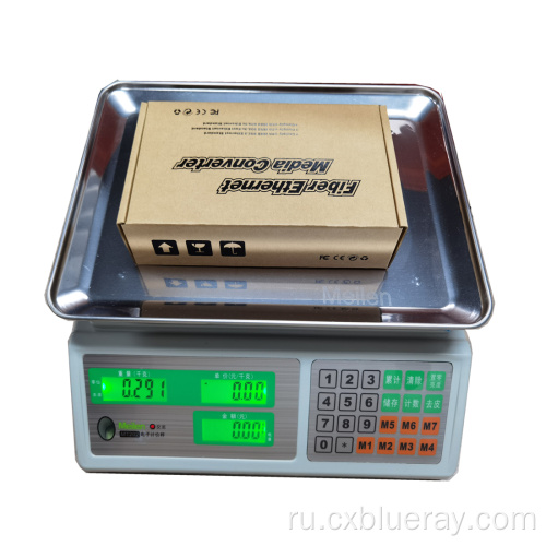 10/100/1000 м Гигабит Ethernet Fiber Media Converter, двойное волокно / Singlemode / 20 км / 40 км / 60 км / 80 км / SC разъем